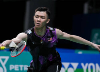 Lee Zii Jia makes early exit at 2023 Malaysia Open. (photo: Shi Tang/Getty Images)
