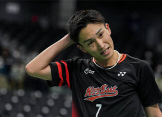 Let's go Kento Momota! Badminton fans would like to see you do better at the next tournament! (photo: jpn)
