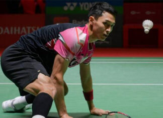 Jonatan Christie to play Chico Aura Wardoyo in indonesia masters final. (photo: AFP)