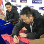 Badminton fans in China are excited to see Hendra Setiawan/Mohammad Ahsan playing at the 2023 China Badminton Super League (CBSL). (photo: Weibo)
