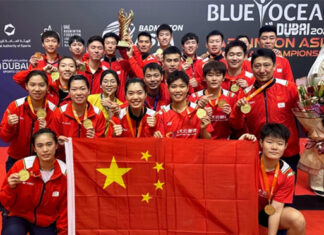 Congratulations to China for winning the 2023 Badminton Asia Mixed Team Championship. (photo: Feifei)