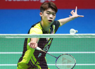 Ng Tze Yong enters 2023 Thailand Masters quarter-finals. (photo: Toru Hanai/Getty Images)