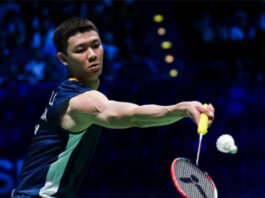 Lee Zii Jia storms into the 2023 Swiss Open semi-finals. (photo: Shi Tang/Getty Images)