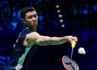 Lee Zii Jia storms into the 2023 Swiss Open semi-finals. (photo: Shi Tang/Getty Images)