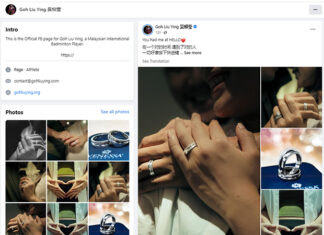 Warmest congratulations and love to Goh Liu Ying, her husband, and her little one. (photo: Goh Liu Ying's Facebook)