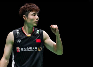 Shi Yuqi to lead China's challenge at the 2023 Badminton Asia Championships. (photo: Shi Tang/Getty Images)