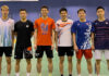 Lee Zii Jia Is Training for The Badminton Asia Championships In Hong Kong Lee Zii Jia trains with Angus Ng Ka Long and Lee Cheuk Yiu in Hong Kong. (photo: Team LZJ)