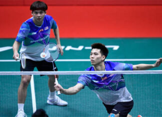 Ong Yew Sin/Teo Ee Yi advance to the 2023 Badminton Asia Championships (BAC) quarter-finals. (photo: Shi Tang/Getty Images)