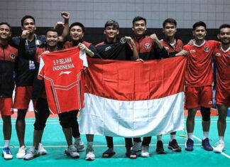 Congratulations to Indonesia for winning the 2023 SEA Games men's team gold. (photo: PBSI)