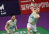 Malaysia, China, and Denmark Off To Good Start at 2023 Sudirman Cup Aaron Chia/Soh Wooi Yik ease past Rayne Wang/Jack Yu of Australia on Sunday. (photo: Xinhua)