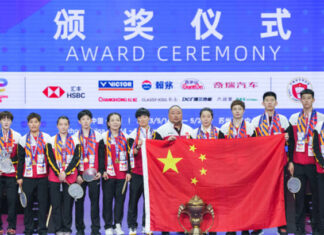 Congratulations to China for winning the 2023 Sudirman Cup. (photo: ChinaSports)
