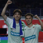 Man Wei Chong/Tee Kai Wun make the 2023 Malaysia Masters final. (photo: Bernama)