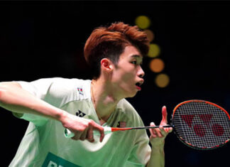 Ng Tze Yong makes the 2023 Singapore Open second round. (photo: Shi Tang/Getty Images)