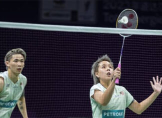 Chen Tang Jie/Toh Ee Wei are rising through the BWF rankings very quickly. (photo: Shi Tang/Getty Images)