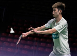 Ng Tze Yong enters 2023 Korea Open quarter-finals. (photo: Shi Tang/Getty Images)