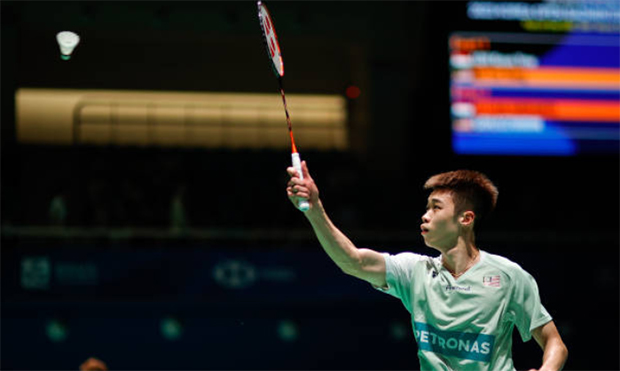 Ng Tze Yong loses to Loh Kean Yew in the quarter-finals of the 2023 Korea Open. (photo: Shi Tang/Getty Images) Ng Tze Yong loses to Loh Kean Yew in the quarter-finals of the 2023 Korea Open. (photo: Shi Tang/Getty Images)