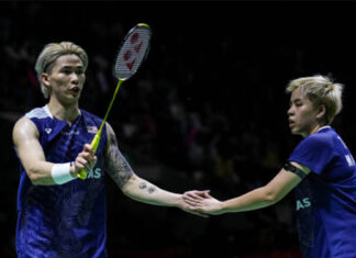 The anticipation continues to build as Chen Tang Jie and Toh Ee Wei look forward to their challenge in the 2023 Japan Open second round. (Photo: Shi Tang/Getty Images)