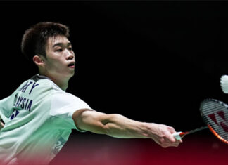 Ng Tze Yong makes the 2023 Japan Open second round. (photo: Shi Tang/Getty Images)