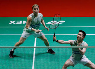 Aaron Chia/Soh Wooi Yik Enter Japan Open Quarters. (photo: Shi Tang/Getty Images)