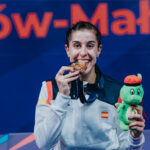 Carolina Marin wins the 2023 European Games gold medal. (photo: 2023 European Games)