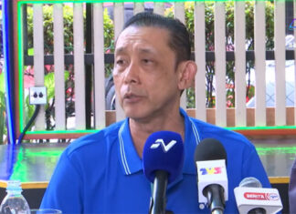 Misbun Sidek speaks to Malaysian media on Sunday. (photo: Astro Arena)