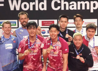 Seo Seung Jae and Kang Min Hyuk emerged as the new men's doubles world champions. (photo: YouTube)