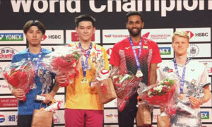 Kunlavut Vitidsarn and An Se Young reign supreme as the victors of the 2023 World Championships, solidifying their names as the new torchbearers of the sport of badminton. (Photo: AFP)