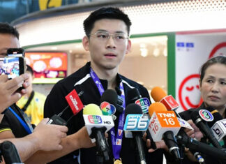 Let us extend our hearty congratulations to Kunlavut Vitidsarn for his remarkable triumph in clinching the 2023 men's singles World Championships title. (photo: Thai Badminton Association)