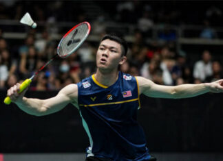 Lee Zii Jia to play Weng Hongyang in Australian Open semi-finals. (photo: Shi Tang/Getty Images)