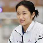 An Se Young Sets Sights on the Asian Games An Se Young lands at Incheon International Airport, Korea on Monday after winning the 2023 China Open. (photo: Yonhap News)