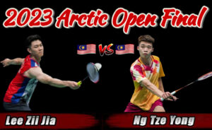 The Arctic Open men's singles finale promises an exciting face-off between Lee Zii Jia and Ng Tze Yong. (photo: AFP)