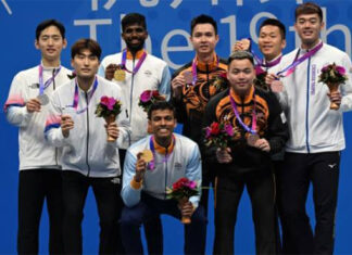Chirag Shetty/Satwiksairaj Rankireddy clinch the gold medal at the 2022 Asian Games. (Photo: AFP)