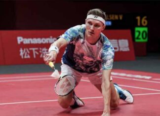 The 2023 BWF World Tour semi-finals will feature an exciting match between Viktor Axelsen and Anders Antonsen. (photo: Shi Tang/Getty Images)