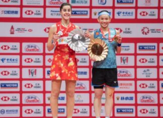 Tai Tzu Ying wins the 2023 BWF World Tour Title. (photo: Shi Tang/Getty Images)