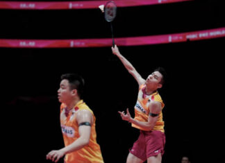 Aaron Chia/Soh Wooi Yik advance to the 2024 Malaysia Open second round. (photo: Shi Tang/Getty Images)
