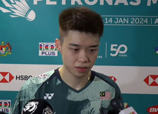 Ng Tze Yong retired from the 2024 Malaysia Open due to back injury. (photo: YouTube)