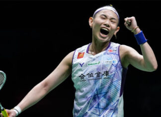 Tai Tzu Ying beats Chen Yufei to advance into the 2024 Malaysia Open final. (photo: Shi Tang/Getty Images)