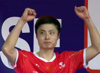 Shi Yuqi put up a strong performance to claim the 2024 India Open title. (Photo: BWF)