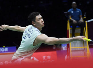 Lee Zii Jia exits 2024, Indonesia Masters. (photo: Shi Tang/Getty Images)