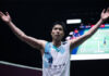 Huge respect to Chou Tien Chen for displaying incredible resilience in his battle against colon cancer and his unwavering determination to continue competing on the badminton court.