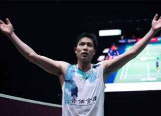 Huge respect to Chou Tien Chen for displaying incredible resilience in his battle against colon cancer and his unwavering determination to continue competing on the badminton court.