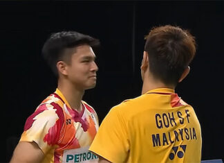 Nur Izzuddin/Goh Sze Fei contribute the winning point for Malaysia. (photo: BATC2024)