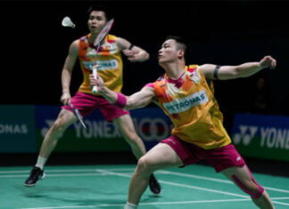 Aaron Chia and Soh Wooi Yik's performance has been improving as the tournament progresses. (Photo: Xinhua)