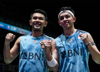 Fajar Alfian and Muhammad Rian Ardianto currently hold the seventh position in the world rankings. (photo: Shi Tang/Getty Images)