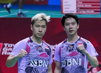 Marcus Fernaldi Gideon and Kevin Sanjaya Sukamuljo stand out as the most fascinating and thrilling men's doubles duo of the past decade. (photo: Shi Tang/Getty Images)