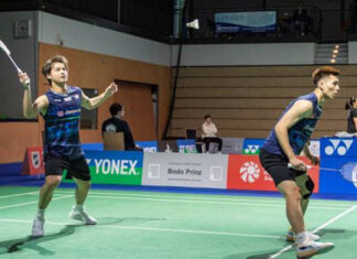 Ong Yew Sin and Teo Ee Yi advance to the 2024 German Open semifinals. (Photo: Xinhua)