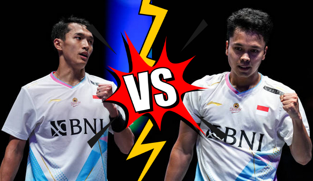 Anthony Sinisuka Ginting and Jonatan Christie to clash in All England final. (Photo: BWF) Anthony Sinisuka Ginting and Jonatan Christie to clash in All England final. (Photo: BWF)