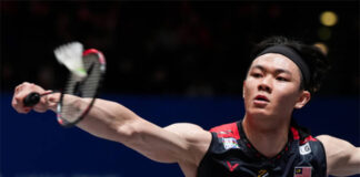 Lee Zii Jia exits the 2024 Swiss Open. (photo: Shi Tang/Getty Images)