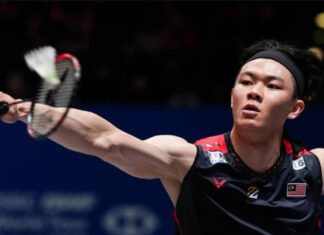 Lee Zii Jia exits the 2024 Swiss Open. (photo: Shi Tang/Getty Images)