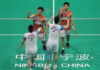 Goh Sze Fei/Nur Izzuddin thanked Aaron Chia/Soh Wooi Yik after their 2024 BAC semi-final victory. (Photo: Fred Lee/Getty Images)